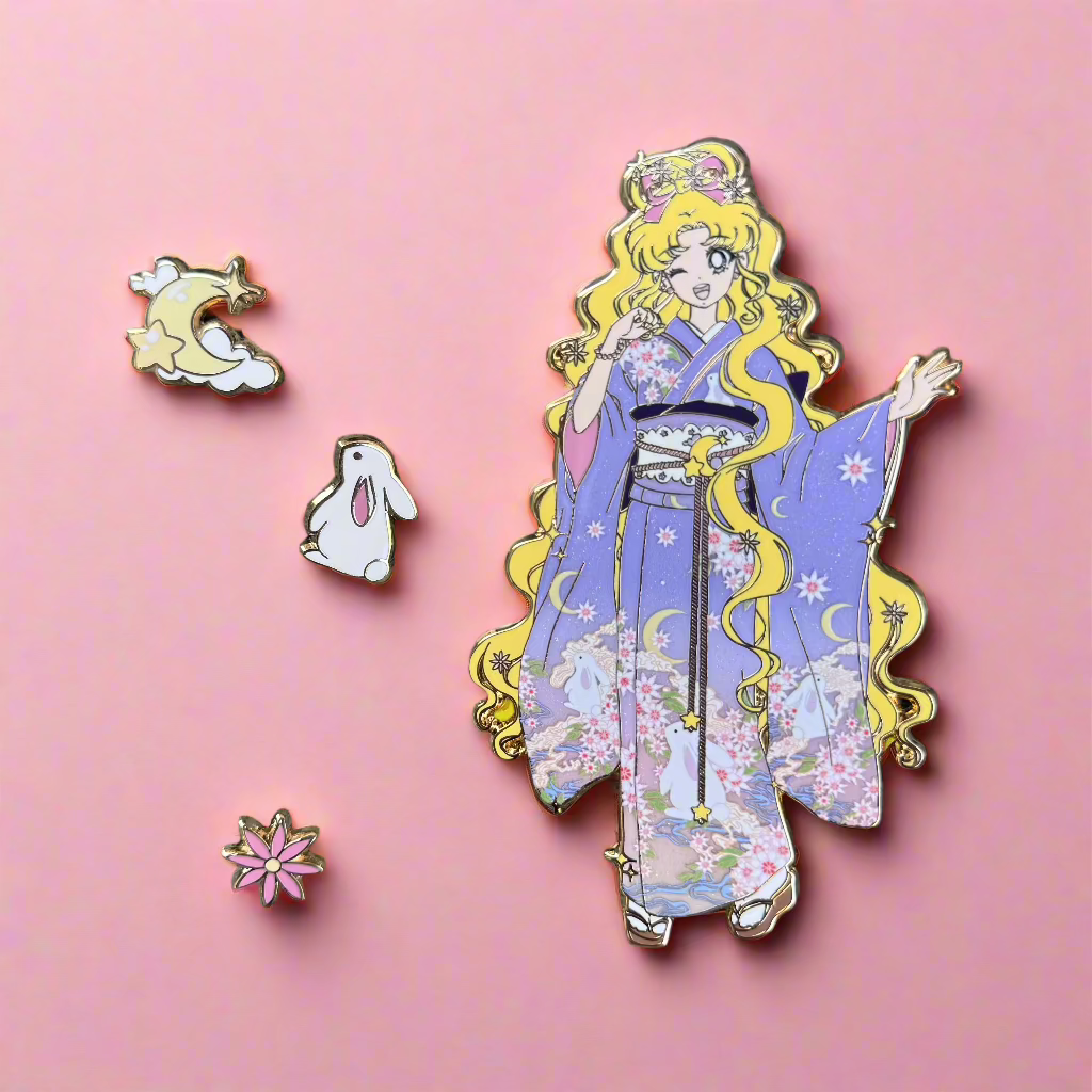 Gradient Kimono Moon