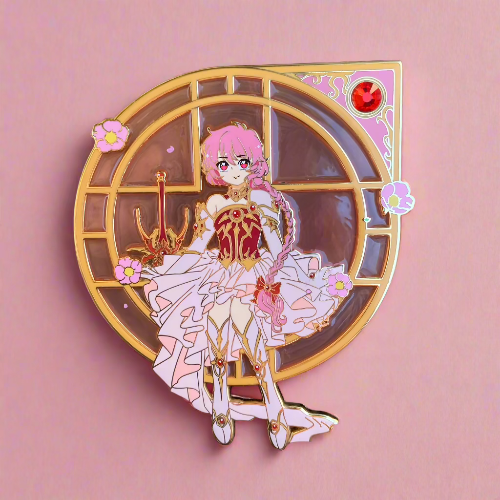 Magic Knight Pink Stained Glass